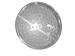 Soffione doccia classico ottone cromato G 1/2" con fori bugnati diametro 200 mm