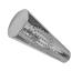 Doccetta in ABS finitura cromo sezione ovale con ugelli in gomma L 21 cm x 4 cm x 2,5 cm come foto