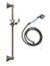 Zucchetti Delfiflu Delfi Asta saliscendi murale doccia completa di flessibile e doccia Bronzata codice Z92485.T