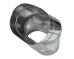 Italfum IT Line - Ovale Curva normale 45° Monoparete Diam. Nom. 220 mm Acciaio Inox 316 L dim. Maschio 245x165mm - Dim. Femmina mm 250x180