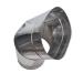 Italfum IT Line - Ovale Curva normale 45° Monoparete Diam. Nom. 220 mm Acciaio Inox 316 L dim. Maschio 245x165mm - Dim. Femmina mm 250x180