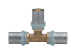 Rubinetterie Bresciane Pressfittings Raccordo a T per tubo multistrato codice 50320016 misura 16x16x16 fornito in blister da 5 pezzi