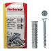 Fischer tasselli in nylon tipo sx 10 con vite - Confezione da 4 pz (4+4)  art. 504419