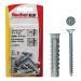 Fischer tasselli in nylon tipo sx 8 con vite kit 43 blister da 10 pz (10+10) art. 4418