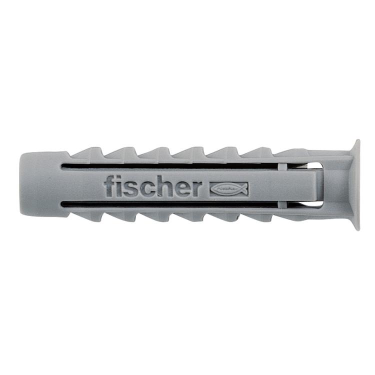 Fischer tasselli nylon sx 12 codice 570012 kit 3 confezioni da 25 pz