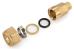 General Fittings Tubofix Raccordo Di Riparazione A Compressione Dritto Maschio In Ottone Per Tubi In Ferro misura 2" x 2" codice 210001H202000A