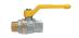 Effebi Valvola a Sfera Venus MF con leva alluminio Gialla da 2" 1/2 codice 1002G270