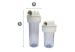 EuroAcque Filtro in Plastica modello 1033 per cartucce 10" 3p. Staffabile Attacchi 1" F codice CFP00726