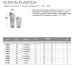 EuroAcque Filtro in Plastica modello 1033 per cartucce 10" 3p. Staffabile Attacchi 1" F codice CFP00726