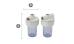 EuroAcque Filtro in Plastica modello 1000 Per cartucce 5" mini 3p. 3 Vie Attacchi 1/2" F codice CFP51000
