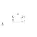 Colombo Design Maniglione da vasca cromo codice B9720
