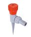 Siroflex Irrigatore fisso a 360° su puntale codice 4576 con portagomma multidiametro - confezione da 2 pezzi