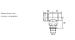 Runtal Radval XS Detentore a squadra cromo articolo XS02R-790 misura 1/2"