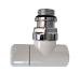 Runtal Radval Detentore a squadra bianco articolo RB2F misura 1/2"