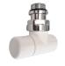 Runtal Radval Detentore a squadra bianco articolo RB2F misura 1/2"