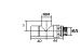 Runtal Radval Detentore con corpo reverso bianco articolo RB6F misura 1/2"
