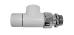 Runtal Radval Detentore con corpo reverso bianco articolo RB6F misura 1/2"