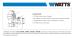 Watts Detentore micrometrico nichelato Codice  195UMSN12 DN 1/2" - DN Tubo 1/2" Corpo a squadra