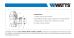 Watts Detentore micrometrico nichelato Corpo diritto Codice 1196UMSN12 DN Corpo 1/2" DN tubo 1/2"