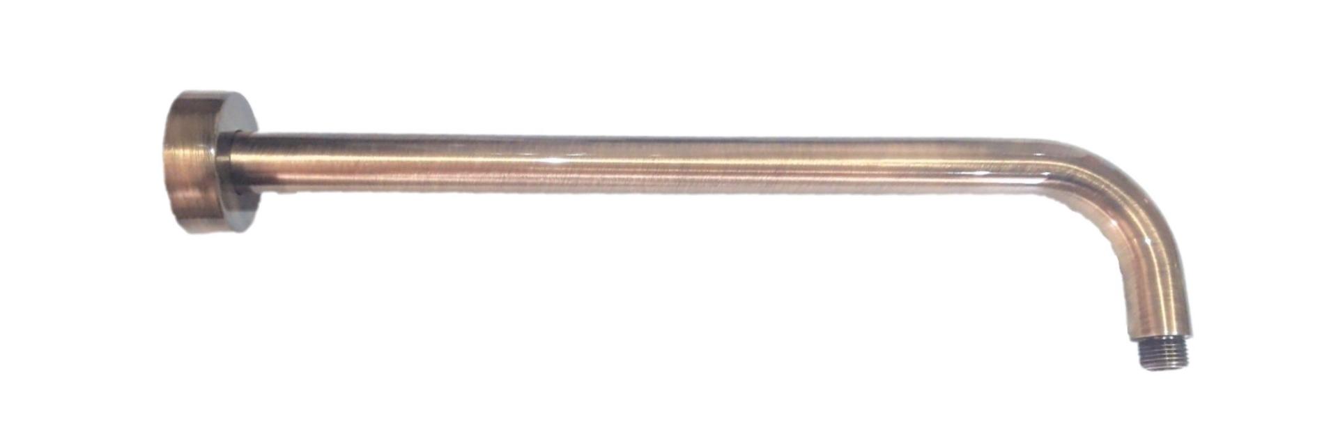 IB Rubinetterie Braccio cm 40 a sezione tonda per soffione doccia Bronzo Antico codice RC418BB