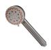 Zuchetti Isyshower doccetta a mano a 3 getti con sistema  anticalcare spazzolato - brushed nickel codice Z94172.C3