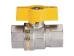 Effebi Valvola a Sfera Athena FF con Farfalla alluminio misura 3/8"  giallo codice 4212G203