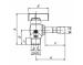 Enolgas Bon Gas G.0314 Rubinetto a sfera per gas combustibili maschio con portagomma UNI7141 - 1/2" - ISO codice G0314N04