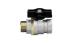Effebi Valvola a Sfera ASTER MF con Farfalla NERA in alluminio misura 3/8" Codice 0822N403