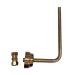 Fir Italia Coppia Presa a squadra per miscelatore tre fori finitura Ottone antico lucido Glossy Ancient Brass- come foto codice 11.0122.2.22.00