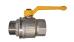 Effebi Valvola a Sfera Athena MF con Leva alluminio misura 1" 1/2  giallo codice 4211G268