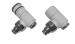 Tubes Set Valvola Termostatizzabile e Detentore ad Angolo per Rame o Multistrato con Codolo da 3/8" Bianco Standard Ral 9010 lucido come foto