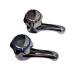 Gattoni Alfa Ottone Coppia rubinetti lavabo cromo acqua calda e acqua fredda da 1/2" Senza Scarico come foto codice 5060