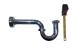 Stella Sifone Lavabo cromo in Tubo diam. 33 mm da 1" 1/4 come foto