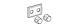 Geberit Set Placca con Manopole cromate lucide per Collettore Compact finitura Cromo Lucido codice 612.433.21.1