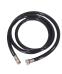 Flessibile doccia Nylon nero cm 150 da 3/8"x3/8" Maschio Femmina SA006F00 come foto