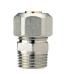 Rubinetterie Bresciane Raccordo Diritto filettato Maschio per Tubo Multistrato a Stringere - codice 500090142004 misura 14x2x1/2" fornito in blister da 5 pezzi